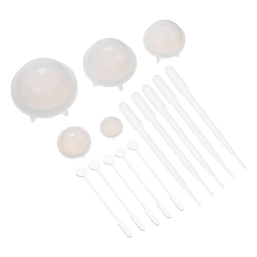 OSALADI 1 Satz DIY Kugel Gießform Set Silikonform für Kristallkugeln Schmuckherstellung Anhänger für Kreative DIY Projekte und Besondere OSALADI 1 Satz DIY Kugel Gießform Set Silikonform für Kristallkugeln Schmuckherstellung Anhänger für Kreative DIY Projekte und Besondere von OSALADI