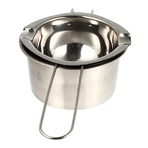 OSALADI 1 Satz DIY Seifenherstellung Handgefertigte Schmelztöpfe Hitzebeständig und Außentopf Sicherer Griff für Glycerinseifen und Wachsmischungen von OSALADI