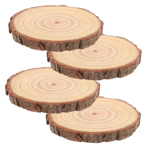 OSALADI 1 Satz Dekorationen Aus Holzspänen Schmucklos Scheiben Basteln Hochzeiten Klein Rundes Holzornament Rundholz Holzhandwerksvorräte Holzringe Hölzern Beige 4 Stück OSALADI 1 Satz Dekorationen Aus Holzspänen Schmucklos Scheiben Basteln Hochzeiten Klein Rundes Holzornament Rundholz Holzhandwerksvorräte Holzringe Hölzern Beige 4 Stück von OSALADI