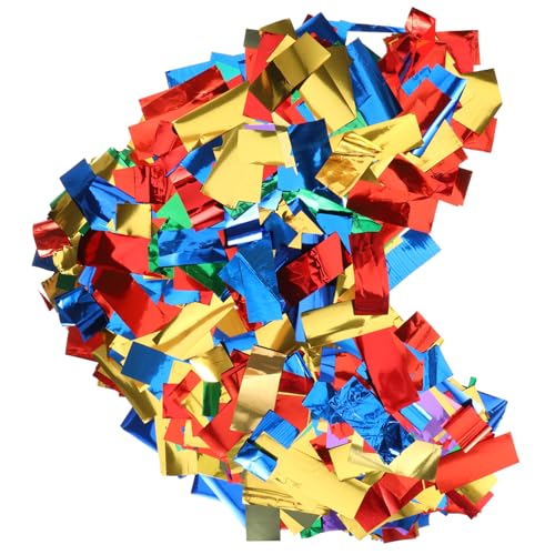 OSALADI 1 Satz Dekoratives Konfetti für Hochzeiten Geburtstagsfeiern und Jubiläen Bunte Papier und Folienkonfetti Füllung für Ballons Doppeltes Design für Festliche Anlässe OSALADI 1 Satz Dekoratives Konfetti für Hochzeiten Geburtstagsfeiern und Jubiläen Bunte Papier und Folienkonfetti Füllung für Ballons Doppeltes Design für Festliche Anlässe von OSALADI