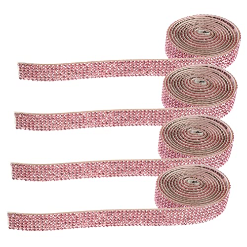 OSALADI 1 Satz Diy Decorative Diamond Aufkleber Brautgürtel Stoff Strass Und Braut- Kleid Strass Applikation Applizierte Verzierungen Strasssteine Rosy 4rollen OSALADI 1 Satz Diy Decorative Diamond Aufkleber Brautgürtel Stoff Strass Und Braut- Kleid Strass Applikation Applizierte Verzierungen Strasssteine Rosy 4rollen von OSALADI