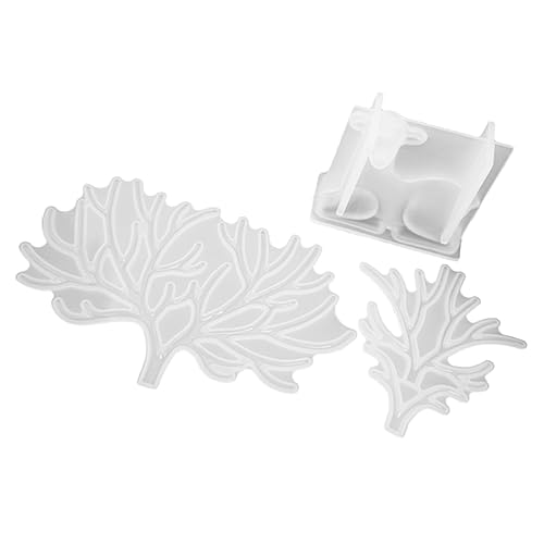 OSALADI 1 Satz Diy Epoxidharz Silikonform Set Teiliges Set für Kreative Bastelprojekte Deer Antlers Design Langlebig und Wiederverwendbar für Handwerksliebhaber und Dekoration OSALADI 1 Satz Diy Epoxidharz Silikonform Set Teiliges Set für Kreative Bastelprojekte Deer Antlers Design Langlebig und Wiederverwendbar für Handwerksliebhaber und Dekoration von OSALADI