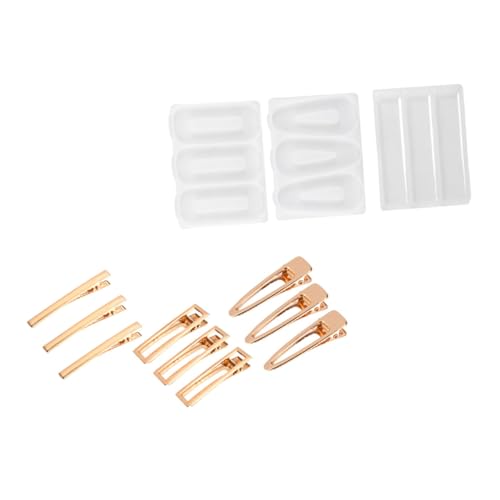 OSALADI 1 Satz Diy Haarklammern Silikonformen Set Teiliges Gießformen Set für Haarspangen Epoxidharz Basteln von Schmuckzubehör für Haaraccessoires OSALADI 1 Satz Diy Haarklammern Silikonformen Set Teiliges Gießformen Set für Haarspangen Epoxidharz Basteln von Schmuckzubehör für Haaraccessoires von OSALADI
