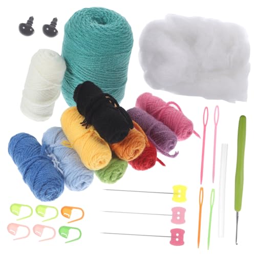 OSALADI 1 Satz Diy Häkelmaterialset für Anfänger Kit zur Herstellung von Dinosaurier Dekorationen Garn und Anleitung Bastelset für Heimwerkerprojekte OSALADI 1 Satz Diy Häkelmaterialset für Anfänger Kit zur Herstellung von Dinosaurier Dekorationen Garn und Anleitung Bastelset für Heimwerkerprojekte von OSALADI