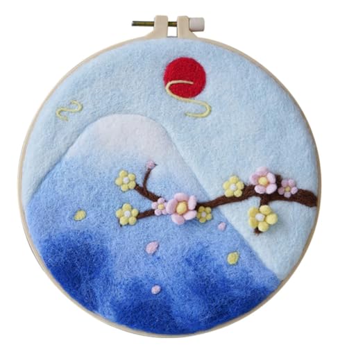 OSALADI 1 Satz Diy Landschaftsbild Stickset Einstellbares Stickerei Kit für Anfänger Nähset mit Sakura und Fuji für Eltern Aktivitäten für Handarbeitsliebhaber OSALADI 1 Satz Diy Landschaftsbild Stickset Einstellbares Stickerei Kit für Anfänger Nähset mit Sakura und Fuji für Eltern Aktivitäten für Handarbeitsliebhaber von OSALADI