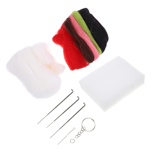 OSALADI 1 Satz Diy Panda Nadel Filz für Anfänger Wollfilz Materialien für Kreative Handarbeit Perfektes für und Entspannendes Bastelerlebnis von OSALADI