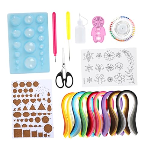 OSALADI 1 Satz Diy Papier Quilling Set mit Handwerksmaterial für Projekte Bastelbedarf für Schule und Zuhause für Anfänger und Profis Zufällige Farben OSALADI 1 Satz Diy Papier Quilling Set mit Handwerksmaterial für Projekte Bastelbedarf für Schule und Zuhause für Anfänger und Profis Zufällige Farben von OSALADI