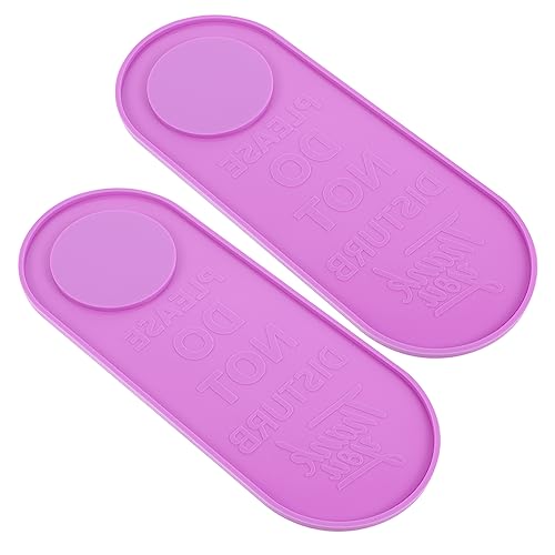 OSALADI 1 Satz Diy Silikonform Türschild Gießform Türhänger Form Für Resin Epoxidharz Non Stick Umweltfreundlich Wiederverwendbar Kreativ 2 Stück OSALADI 1 Satz Diy Silikonform Türschild Gießform Türhänger Form Für Resin Epoxidharz Non Stick Umweltfreundlich Wiederverwendbar Kreativ 2 Stück von OSALADI