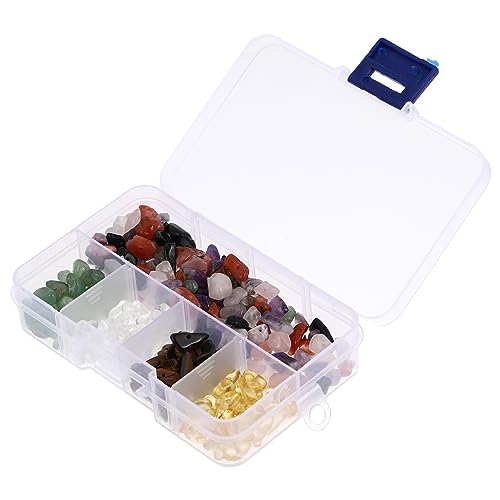 OSALADI 1 Satz Diy Steinperlen Unregelmäßige Heilsteine Für Armbänder Und Ohrringe Langlebig Wasserfest Und Farbecht Für Kreative Schmuckgestaltung 100 Stück von OSALADI