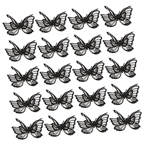 OSALADI 1 Satz Doppel Lagen Stickerei Patches Für Kleidung Aufnäher Für Jeans Und Taschen Dekorative Applikationen Für Diy Schwarz Vielseitig Einsetzbar 20 Stück OSALADI 1 Satz Doppel Lagen Stickerei Patches Für Kleidung Aufnäher Für Jeans Und Taschen Dekorative Applikationen Für Diy Schwarz Vielseitig Einsetzbar 20 Stück von OSALADI