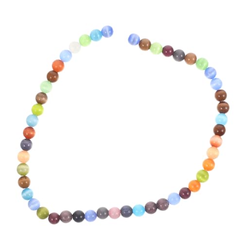 OSALADI 1 Satz Edelstein Perlen Katzenauge Loose Beads für Diy Schmuckherstellung Armbänder und Leicht zu Verarbeiten für Kreative Bastelprojekte OSALADI 1 Satz Edelstein Perlen Katzenauge Loose Beads für Diy Schmuckherstellung Armbänder und Leicht zu Verarbeiten für Kreative Bastelprojekte von OSALADI