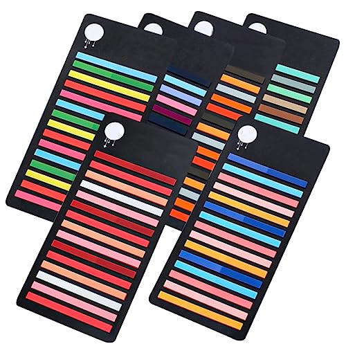 OSALADI 1 Satz Farbige Haftnotizen Seitenreiter Registerkarte "annotation" Registerkarte Notebook Markieren Kommentieren Pads Notizbuch Markierungen Buchregisterkarten Das Haustier 6 Stück von OSALADI