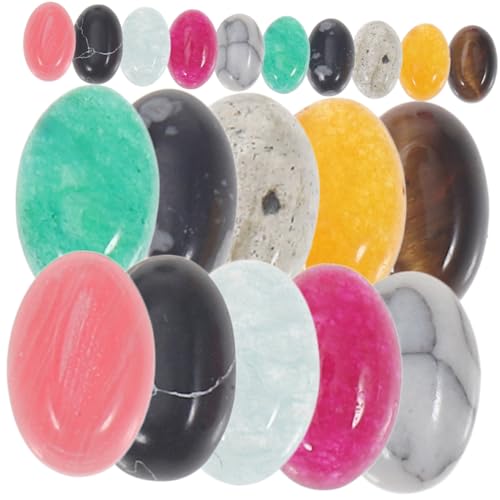 OSALADI 1 Satz Flachrücken Cabochons Natürlichem Stein Handgemachte Schmuckzubehör Für Diy Projekte Vielseitig Einsetzbar Zufällige Farben Zufällige Farbe 20 Stück OSALADI 1 Satz Flachrücken Cabochons Natürlichem Stein Handgemachte Schmuckzubehör Für Diy Projekte Vielseitig Einsetzbar Zufällige Farben Zufällige Farbe 20 Stück von OSALADI
