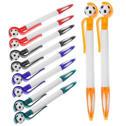 OSALADI 1 Satz Fußball Dekorationsstifte Multifunktionale Kugelschreiber Für Büro Notizen Journale Und Kreative Projekte Spaßige Geschenkidee Für Fußballpartys 10 Stück OSALADI 1 Satz Fußball Dekorationsstifte Multifunktionale Kugelschreiber Für Büro Notizen Journale Und Kreative Projekte Spaßige Geschenkidee Für Fußballpartys 10 Stück von OSALADI