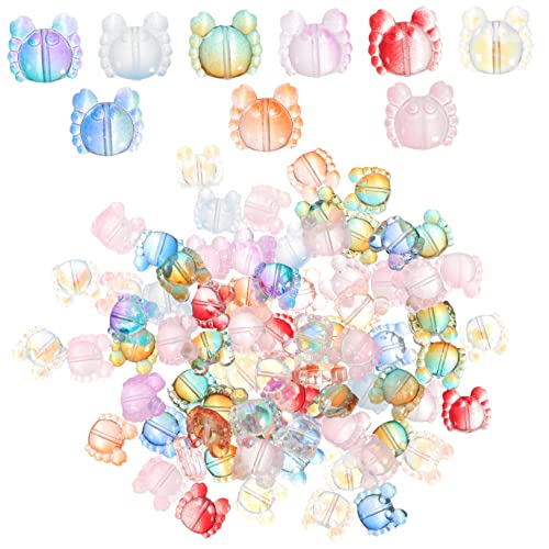 OSALADI 1 Satz Glaskrabbenschmuck Spacer Handgefertigte Glasperlen Abstandshalter Für Schmuckperlen Handgefertigte Perlen Lose Perlen Glasperlen Für Diy 100 Stück OSALADI 1 Satz Glaskrabbenschmuck Spacer Handgefertigte Glasperlen Abstandshalter Für Schmuckperlen Handgefertigte Perlen Lose Perlen Glasperlen Für Diy 100 Stück von OSALADI