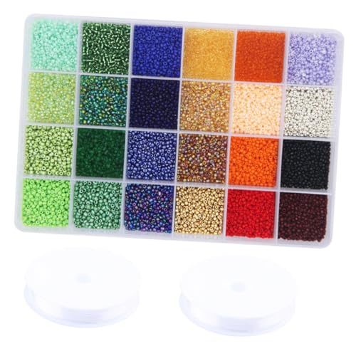 OSALADI 1 Satz Glasperlen für Schmuckherstellung Diy Armbandperlen Leichte Schmuckperlen für Ohrringe und Heimdekorationen OSALADI 1 Satz Glasperlen für Schmuckherstellung Diy Armbandperlen Leichte Schmuckperlen für Ohrringe und Heimdekorationen von OSALADI