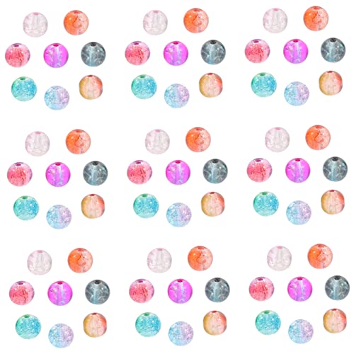 OSALADI 1 Satz Glasperlenschnur Armbänder Perlen Armbandperlen Perle Für Diy-armband Abstandsperlen Aus Glas Für Schmuck Glasrunde Perlen Knisterperlen Zur Schmuckherstellung 150 Stück OSALADI 1 Satz Glasperlenschnur Armbänder Perlen Armbandperlen Perle Für Diy-armband Abstandsperlen Aus Glas Für Schmuck Glasrunde Perlen Knisterperlen Zur Schmuckherstellung 150 Stück von OSALADI