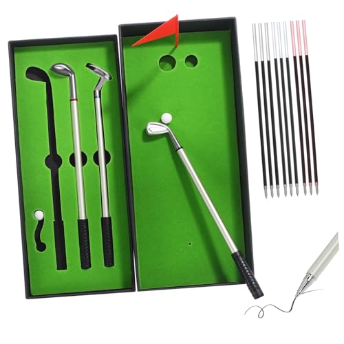 OSALADI 1 Satz Golf Kugelschreiber mit Mini Golfspiel Lustige Golf Club Stifte Bürobedarf Schreibtischaccessoires Enthusiasten und Kreative OSALADI 1 Satz Golf Kugelschreiber mit Mini Golfspiel Lustige Golf Club Stifte Bürobedarf Schreibtischaccessoires Enthusiasten und Kreative von OSALADI