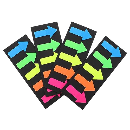 OSALADI 1 Satz Haftnotiz Büroartikel Büromaterial Office Zubehör Schulzeug Seitenaufkleber Notizen Aufkleber Für Buchetiketten Punktbeschriftungen Hervorheben Das Haustier Colorful 4 Stück von OSALADI