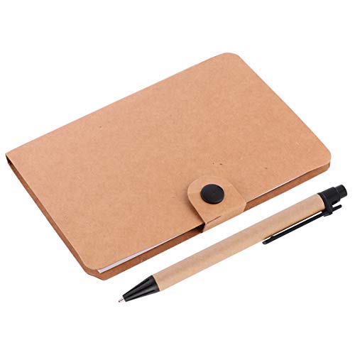 OSALADI 1 Satz Haftnotizen und Praktischem Notizblock Selbstklebende Notizen Kraftpapier Design Pastellfarben für Büro Schule und Persönliche Notizen von OSALADI