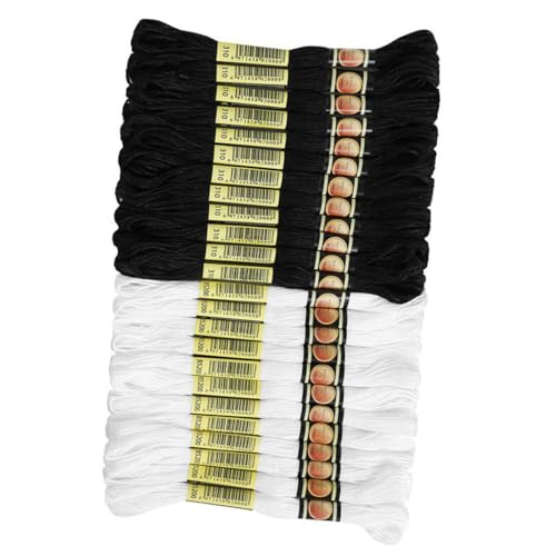 OSALADI 1 Satz Handarbeitsgarn Fädige Lange Stickgarne Für Diy Stickprojekte Vielseitig Einsetzbar Für Bastelarbeiten Und Nähprojekte 24 Stück OSALADI 1 Satz Handarbeitsgarn Fädige Lange Stickgarne Für Diy Stickprojekte Vielseitig Einsetzbar Für Bastelarbeiten Und Nähprojekte 24 Stück von OSALADI