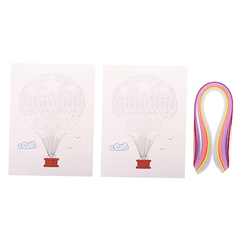 OSALADI 1 Satz Heißluftballon Origami -werkzeug Handgemachte Versorgung Quilling Kit Für Anfänger Quilling Tools Kit Quilling Bunte Streifen Handwerkliches Herstellungsmaterial Papier OSALADI 1 Satz Heißluftballon Origami -werkzeug Handgemachte Versorgung Quilling Kit Für Anfänger Quilling Tools Kit Quilling Bunte Streifen Handwerkliches Herstellungsmaterial Papier von OSALADI