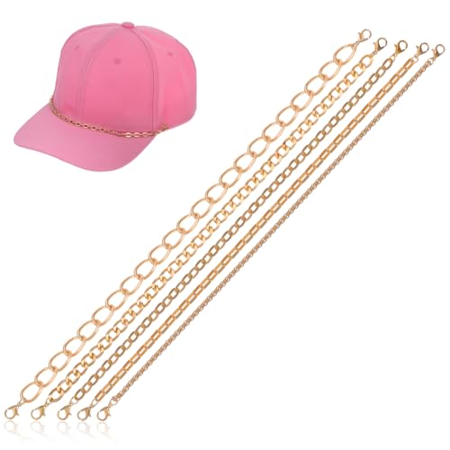 OSALADI 1 Satz Hutkette Zubehör in Rechnung gestellt Männer Kappen Reiz trendy Hut-Anhänger Ketten mit Verschluss Metallketten für Hosen Hosenketten Baseball-Cap-Kette Kupfer Golden OSALADI 1 Satz Hutkette Zubehör in Rechnung gestellt Männer Kappen Reiz trendy Hut-Anhänger Ketten mit Verschluss Metallketten für Hosen Hosenketten Baseball-Cap-Kette Kupfer Golden von OSALADI