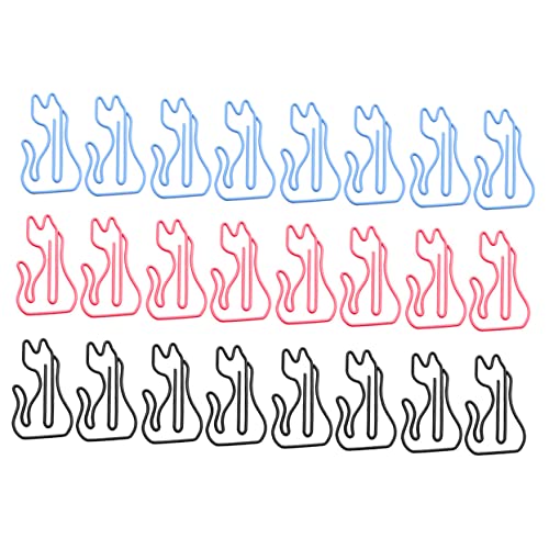 OSALADI 1 Satz Katzenpapierklamme Cartoon-büroklammer Tiere Katzendekoration Katzenklemme Lustige Lesezeichen Mit Süßem Katzendesign Süßes Tier-lesezeichen Metall Zufällige Farbe 24 Stück OSALADI 1 Satz Katzenpapierklamme Cartoon-büroklammer Tiere Katzendekoration Katzenklemme Lustige Lesezeichen Mit Süßem Katzendesign Süßes Tier-lesezeichen Metall Zufällige Farbe 24 Stück von OSALADI