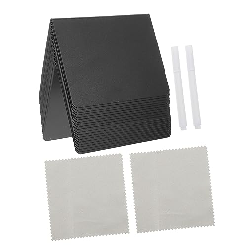 OSALADI 1 Satz Kleines Tafel-Nachrichtenbrett kleines Tafelschild Planke kleine Kreidetafeln zum Schreiben Willkommen Mini-Schilder Memo Tafelschilder für Tischplatten Zeichenbrett Plastik von OSALADI