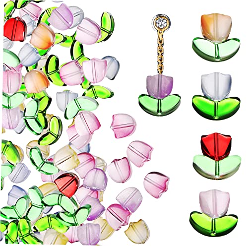 OSALADI 1 Satz Kristall Glasperlen Abstandsperlen Regenbogen Blau Herstellung Ohrring-anhänger Blumenkristallperlen Tulpenperlen Blumenkristall -spacer -perlen Tulpenblumenperlen 80 Stück OSALADI 1 Satz Kristall Glasperlen Abstandsperlen Regenbogen Blau Herstellung Ohrring-anhänger Blumenkristallperlen Tulpenperlen Blumenkristall -spacer -perlen Tulpenblumenperlen 80 Stück von OSALADI