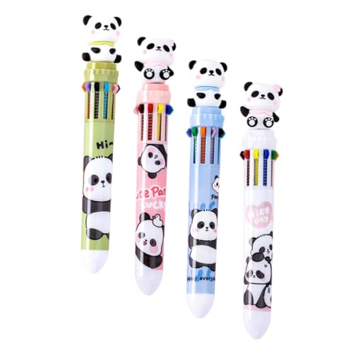 OSALADI 1 Satz Kugelschreiber Kind Mehrfarbig Multipack Zeichenstifte Süße Schulsachen Für Mädchen Süße Stifte Ballpunktstifte Süße Kawaii Stifte Mehrfarbenstift Panda Pen Plastik 4 Stück OSALADI 1 Satz Kugelschreiber Kind Mehrfarbig Multipack Zeichenstifte Süße Schulsachen Für Mädchen Süße Stifte Ballpunktstifte Süße Kawaii Stifte Mehrfarbenstift Panda Pen Plastik 4 Stück von OSALADI