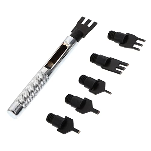 OSALADI 1 Satz Leder Lochstanzer Werkzeug Hochwertiges Handwerkzeug für Diy Lederarbeiten Geeignet für Anfänger und Profis Verschiedener Cuttergrößen für Vielseitige Anwendungen OSALADI 1 Satz Leder Lochstanzer Werkzeug Hochwertiges Handwerkzeug für Diy Lederarbeiten Geeignet für Anfänger und Profis Verschiedener Cuttergrößen für Vielseitige Anwendungen von OSALADI
