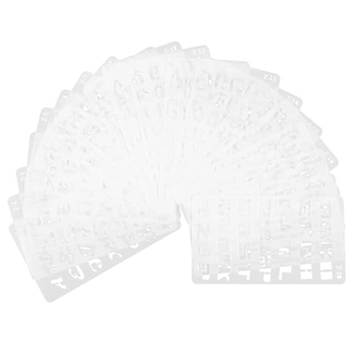OSALADI 1 Satz Malvorlage Für Schablonen Zum Zeichnen Journal -schablone Form Handwerk Mittel Briefe Briefvorlage Malschablonen Alphabet-vorlagen Das Haustier Weiß 20 Blatt OSALADI 1 Satz Malvorlage Für Schablonen Zum Zeichnen Journal -schablone Form Handwerk Mittel Briefe Briefvorlage Malschablonen Alphabet-vorlagen Das Haustier Weiß 20 Blatt von OSALADI