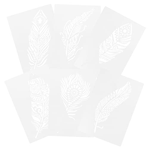 OSALADI 1 Satz Malvorlage Wand Wiederverwendbar Schablone Für Handwerk Schablonen Zum Malen Und Federmuster-schablonen Malschablone Zum Selbermachen Diy Malschablone Das Haustier 6 Stück OSALADI 1 Satz Malvorlage Wand Wiederverwendbar Schablone Für Handwerk Schablonen Zum Malen Und Federmuster-schablonen Malschablone Zum Selbermachen Diy Malschablone Das Haustier 6 Stück von OSALADI