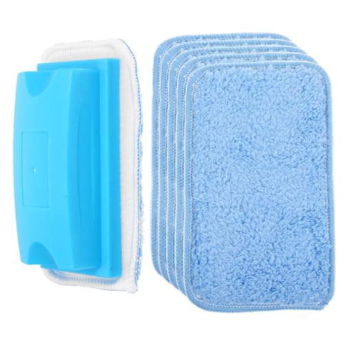 OSALADI 1 Satz Mini-Whiteboard-Radierer mit Whiteboard trocken abwischbar Tragbare Radiergummis für weiße Tafeln Trockenlöscher für das Klassenzimmer Korallenvlies Blue von OSALADI