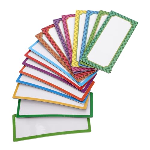 OSALADI 1 Satz Namensschild Selbstklebendes Etikett Farbige Streifen Für Das Klassenzimmer Benutzerdefinierte Aufkleber Bunt Nummeriert Löschbar Schlüssel Namensschild 16 Stück OSALADI 1 Satz Namensschild Selbstklebendes Etikett Farbige Streifen Für Das Klassenzimmer Benutzerdefinierte Aufkleber Bunt Nummeriert Löschbar Schlüssel Namensschild 16 Stück von OSALADI