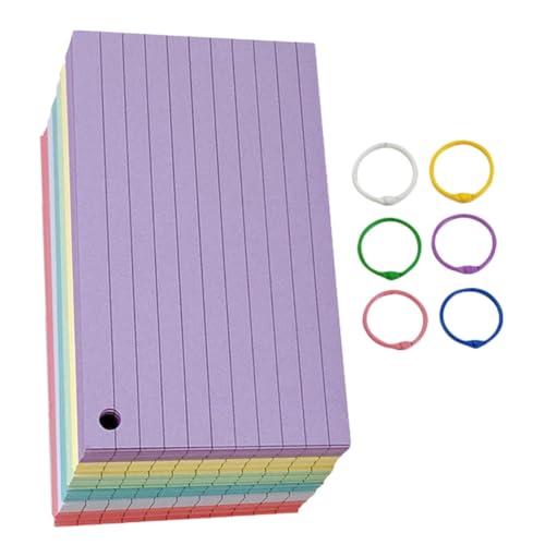 OSALADI 1 Satz Notizblock-set Kleines Notizbuch Schüler-notizblöcke Lernkarten Karteikarten Zum Lernen Karteikarten Ausgekleidete Memo -pads Notizblöcke Für Studenten Papier von OSALADI