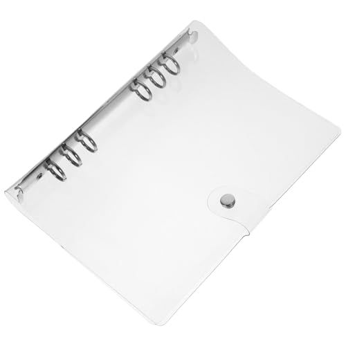 OSALADI 1 Satz Notizbuch Binder Hülle aus PVC mit Riegelverschluss Ordnerhülle für Lose Leicht und Rutschfest für Planer und Notizen von OSALADI