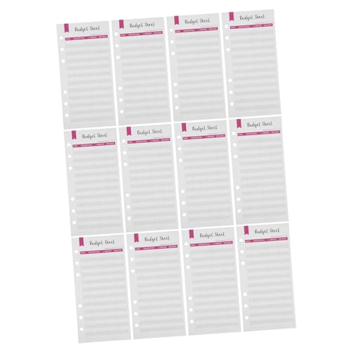 OSALADI 1 Satz Papier Für Die Haushaltsrechnung Nachfüllung Planung Veranstalter Wochenplaner Loch Budgetversorgung Auffüllung Des Bargeldbudgets Cash-umschlag-tracker Rot 12 Stück OSALADI 1 Satz Papier Für Die Haushaltsrechnung Nachfüllung Planung Veranstalter Wochenplaner Loch Budgetversorgung Auffüllung Des Bargeldbudgets Cash-umschlag-tracker Rot 12 Stück von OSALADI