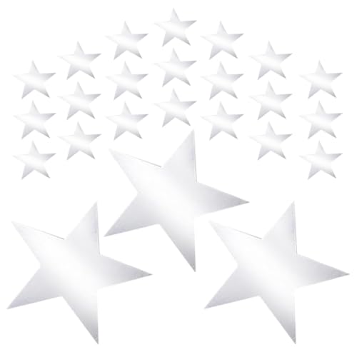 OSALADI 1 Satz Papier Sterne Konfetti Dekoration Für Hochzeitsfeiern Party Accessoires Und Fotorequisiten Silberne Fünfzackige Sterne Diy Bastelbedarf 60 Stück OSALADI 1 Satz Papier Sterne Konfetti Dekoration Für Hochzeitsfeiern Party Accessoires Und Fotorequisiten Silberne Fünfzackige Sterne Diy Bastelbedarf 60 Stück von OSALADI