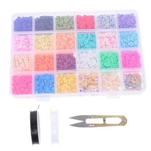 OSALADI 1 Satz Polymer Clay Beads Diy Perlen für Armbänder Anhänger und Bastelprojekte Perfektes für Handwerksliebhaber von OSALADI