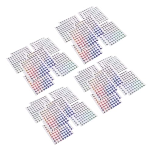 OSALADI 1 Satz Qc Passed Etiketten Aufkleber Selbstklebende Prüfaufkleber Für Lager Und Versand Hohe Sichtbarkeit Mit Buntem Design Für Klare Kennzeichnung 2400 Stück von OSALADI