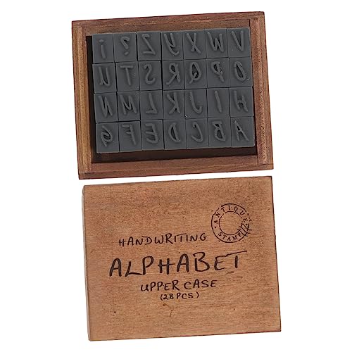 OSALADI 1 Satz Retro Alphabet Holzstempel DIY Stempel für Tagebuch Scrapbooking und Bastelprojekte Kleine Holzstempel für Kreative Bastelarbeiten OSALADI 1 Satz Retro Alphabet Holzstempel DIY Stempel für Tagebuch Scrapbooking und Bastelprojekte Kleine Holzstempel für Kreative Bastelarbeiten von OSALADI