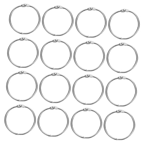 OSALADI 1 Satz Ringbuch-ring Schlüsselringe Für Stichworte Lose Blattringe Pflicht Bindung Kleine Metallringe Mini-binderringe Lose Binderinge Scrapbook-ringe Aus Metall Silber 20 Stück OSALADI 1 Satz Ringbuch-ring Schlüsselringe Für Stichworte Lose Blattringe Pflicht Bindung Kleine Metallringe Mini-binderringe Lose Binderinge Scrapbook-ringe Aus Metall Silber 20 Stück von OSALADI