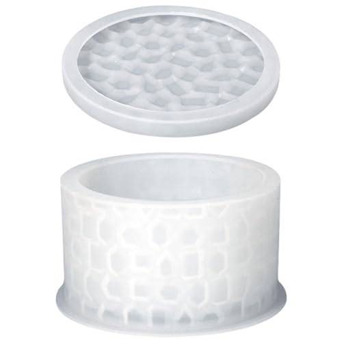 OSALADI 1 Satz Rundes Silikonform Set für Epoxidharz DIY Aufbewahrungsbox Gießform mit Feinen Diamantstrukturen Flexibel und Langlebig für Kreative Bastelprojekte OSALADI 1 Satz Rundes Silikonform Set für Epoxidharz DIY Aufbewahrungsbox Gießform mit Feinen Diamantstrukturen Flexibel und Langlebig für Kreative Bastelprojekte von OSALADI