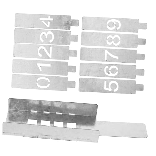 OSALADI 1 Satz Schablonen zum Basteln wiederverwendbar Vinyl Form sprühen Malerei Vorlage Handwerk kleine Schablonen Sprühschablone Malschablonen für Wände Eisen Silver von OSALADI