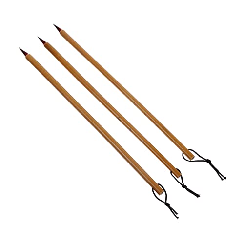 OSALADI 1 Satz Schreibpinsel Für Kleinbuchstaben Malerei Bürsten Malen Zeichnung Schreibwaren Chinesische Aquarellpinsel Kalligraphie Kleiner Pinsel Bambusmast 3 Stück OSALADI 1 Satz Schreibpinsel Für Kleinbuchstaben Malerei Bürsten Malen Zeichnung Schreibwaren Chinesische Aquarellpinsel Kalligraphie Kleiner Pinsel Bambusmast 3 Stück von OSALADI