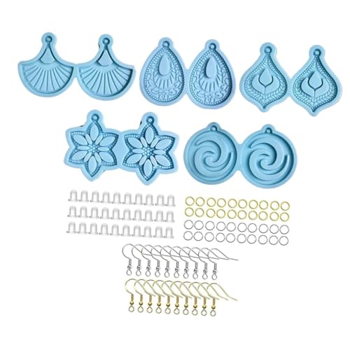 OSALADI 1 Satz Silikonform für Ohrringe Teiliges Set für Diy Schmuck Flexible Gießform für Anhänger Geeignet für Halsketten und Accessoires Einfache Handhabung und Demontage OSALADI 1 Satz Silikonform für Ohrringe Teiliges Set für Diy Schmuck Flexible Gießform für Anhänger Geeignet für Halsketten und Accessoires Einfache Handhabung und Demontage von OSALADI