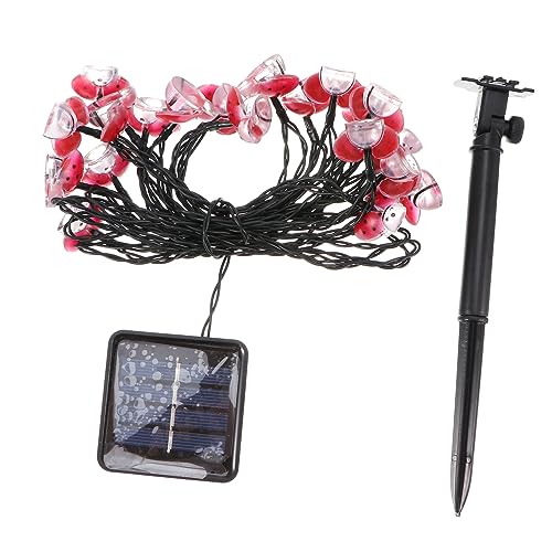 OSALADI 1 Satz Solar-marienkäfer-lampe Led Lichter Partylichter Marienkäfer Deko Licht Marienkäfer-dekoration Led Solar Lichterkette Plastik von OSALADI