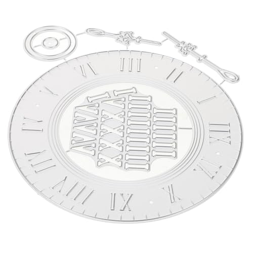 OSALADI 1 Satz Stanzform Schneiden Formen Uhr Stanzteile Für Die Kartenherstellung Cutter Gestanzt Sterben Stirbt Für Die Kartenherstellung Sammelalbum Prägemappen Kohlenstoffstahl Silber OSALADI 1 Satz Stanzform Schneiden Formen Uhr Stanzteile Für Die Kartenherstellung Cutter Gestanzt Sterben Stirbt Für Die Kartenherstellung Sammelalbum Prägemappen Kohlenstoffstahl Silber von OSALADI